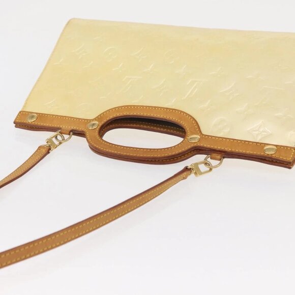 LOUIS VUITTON Monogram Vernis Roxbury Drive Hand Bag Perle M91374 LV Auth 156779 - Picture 6 of 16